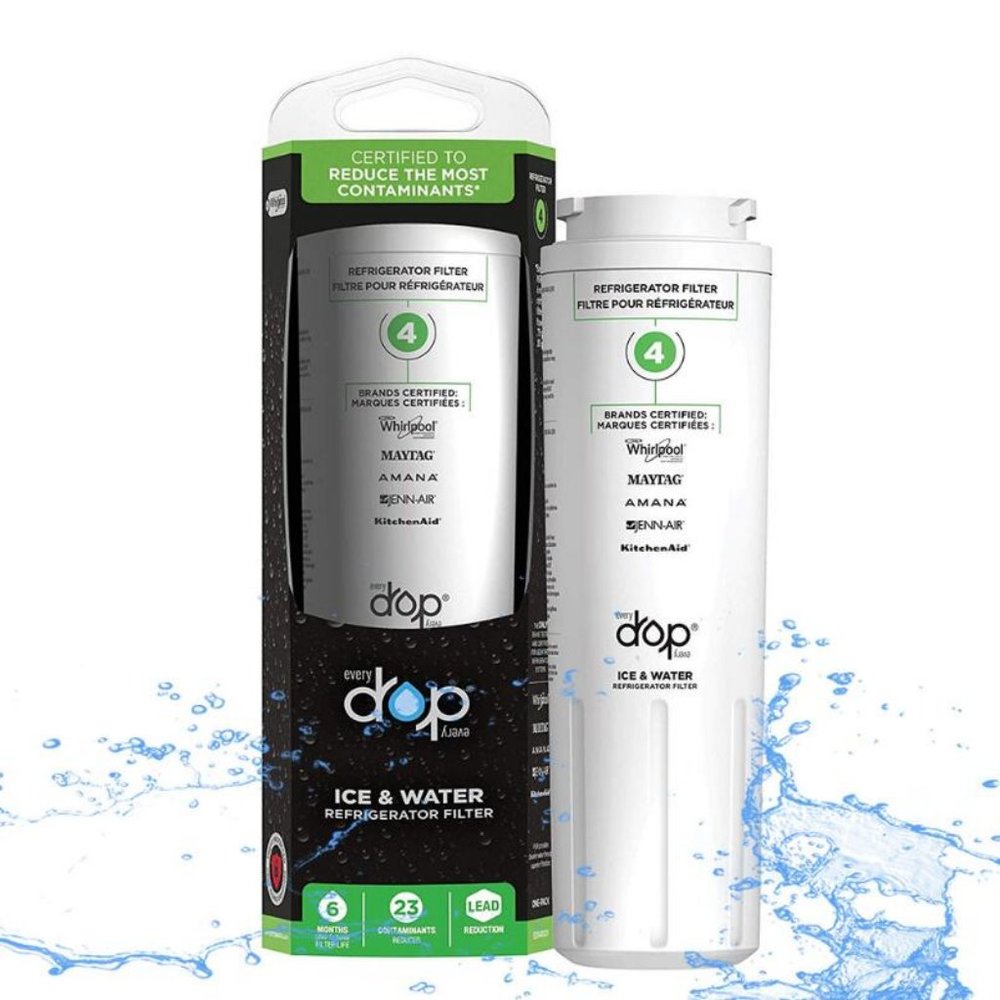 1pack Whirlpool EveryDrop Ice and Refrigerator Water Filter 4 EDR4RXD1 NEW